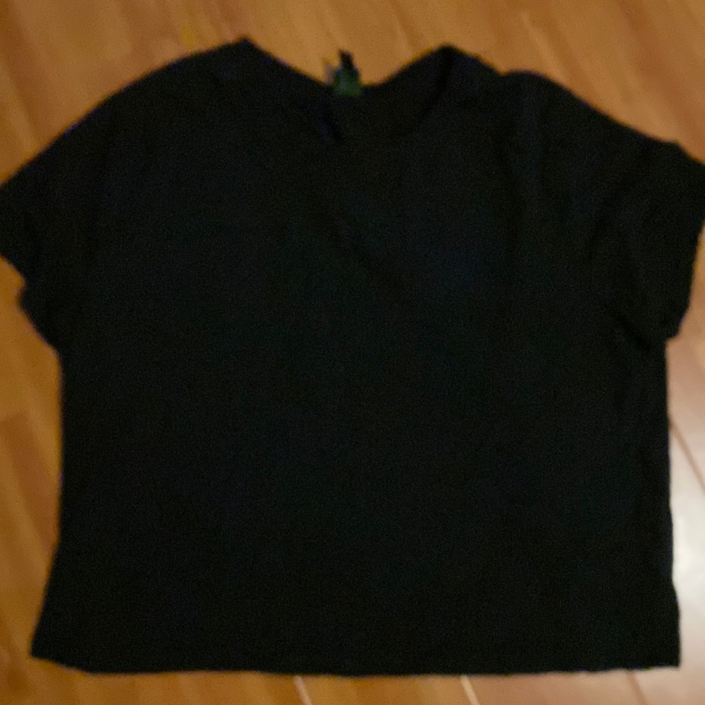 Black crop top